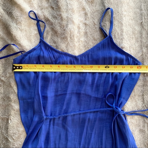 Naked Zebra Side Tie Tank Top Spaghetti Strap - Picture 5 of 7